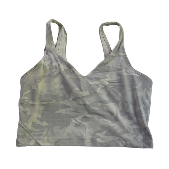 Lululemon Align Tank Incognito Camo Alpine White Multi size 14 - Picture 6 of 9
